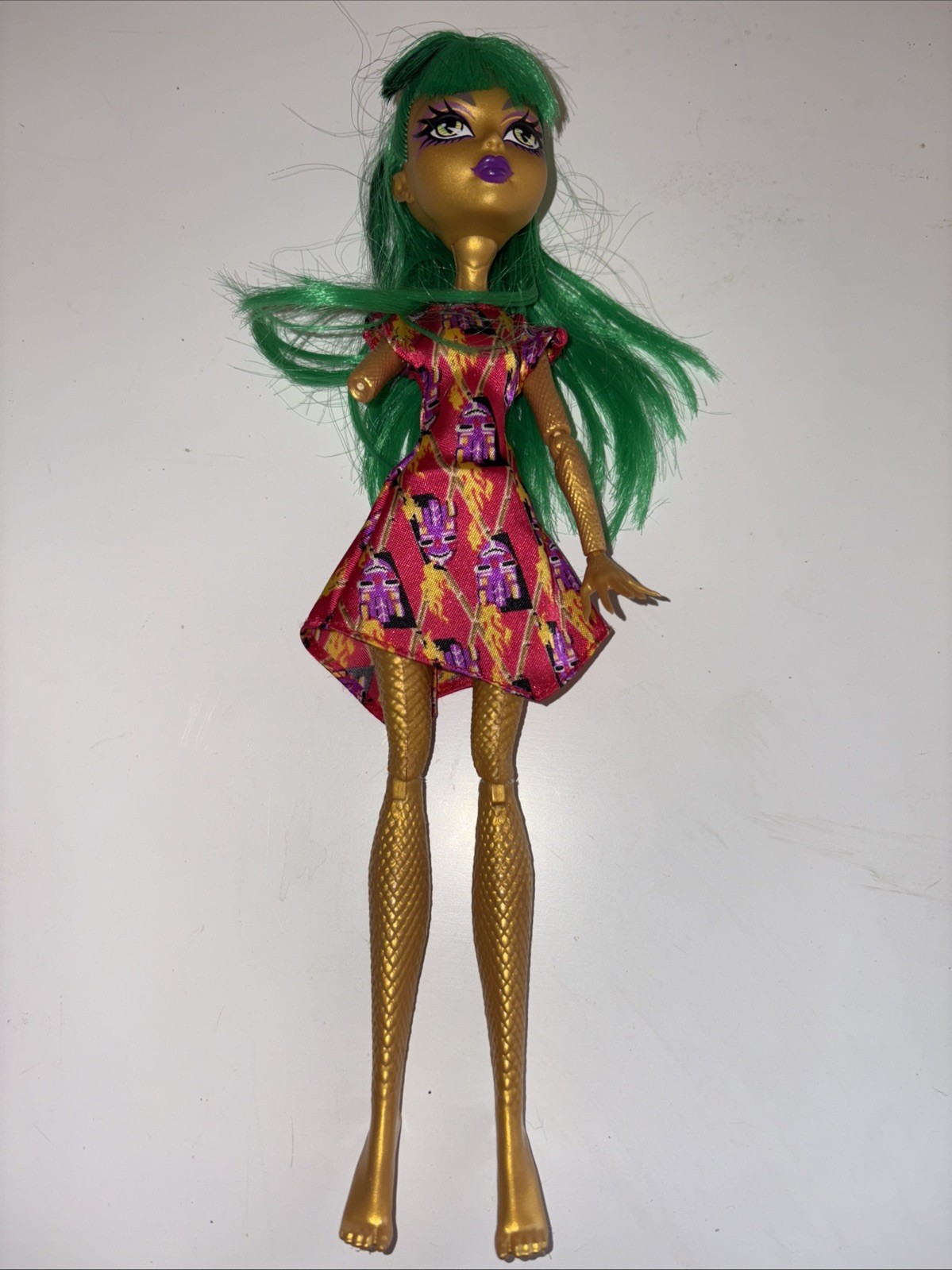 Monster High Ghouls Getaway Jinafire Long Doll Incomplete Mi