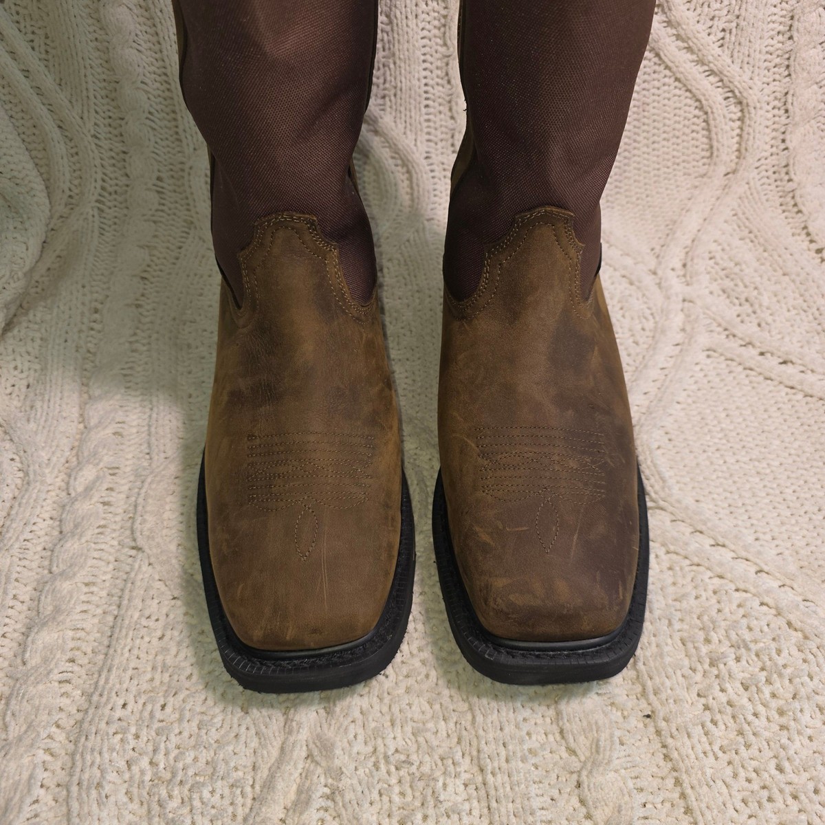 LaCrosse Tallgrass Snake Boot Brown Waterproof Leather Mens  display picture 2