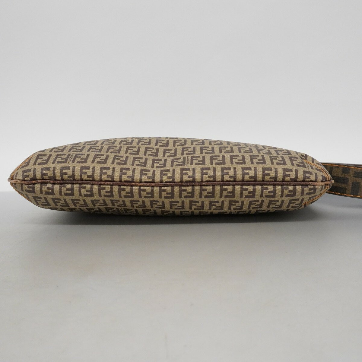 FENDI Shoulder Bag Purse FF Zucca Zucchino PVC Brown Authentic thumbnail 6