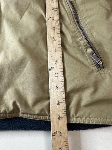 North Face Reversible Tan And Blue Vest Size L/XL - Picture 6 of 12