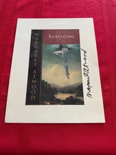 Surfacing by Margaret Atwood SIGNED promotional mini poster