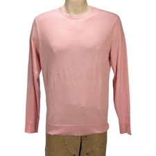 Polo Ralph Lauren Men's Pink Cotton Crewneck Sweater Size M NWT 198