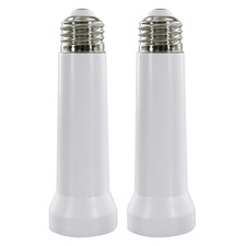 Light Socket Extender, E26/E27 Light Bulb Socket Extender Standard Medium Base
