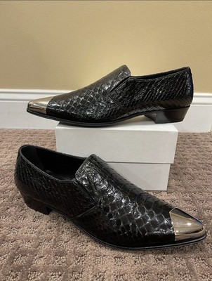 Celine x Hedi SS19 Python Jacno Slipper Shoes 30 Metal Toe | eBay