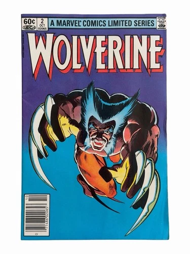 Wolverine #2 1982 Vintage Marvel Limited Series Newsstand Frank Miller VF/NM
