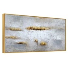 Large Size 100% Hand Painted Abstract Oil Painting Framed Original Handmade H...