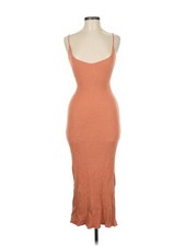 PrettyLittleThing Women Orange Cocktail Dress 6
