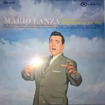 Mario Lanza You Do Something To Me MONO NEAR MINT RCA Camden Vinyl LP