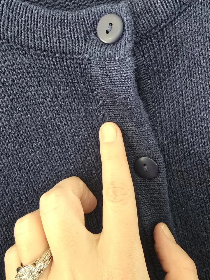 Quacker Factory Easter Floral Butterfly Beaded Embroidery Cardigan Sweater 1X - Image 2 of 4