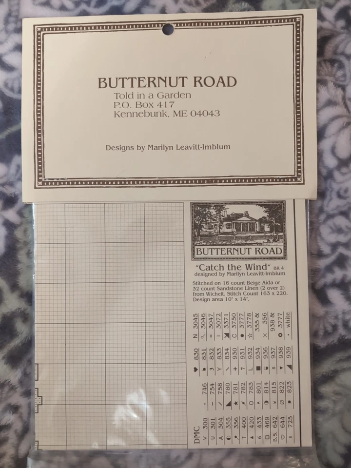 Patrón de punto de cruz Catch The Wind de Butternut Road Foto 3 de 3
