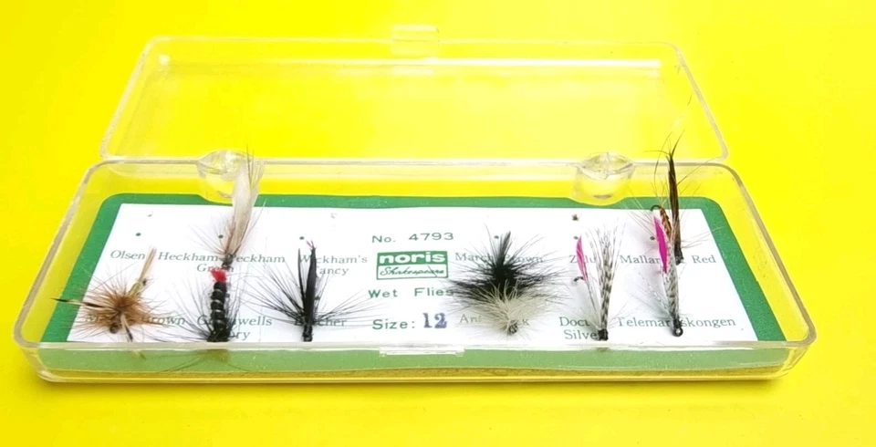 NORIS Shakespeare•Fliegenkonvolut•Fliegenfischer•Kunstköder•Angelzubehör•Sammler - Bild 2 von 4