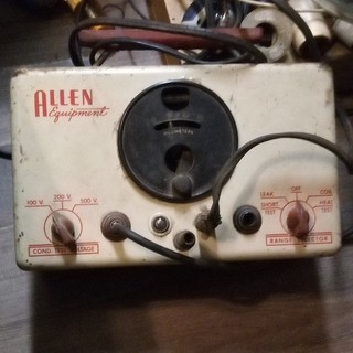 Allen Electric Co Vintage Condenser Tester E1403