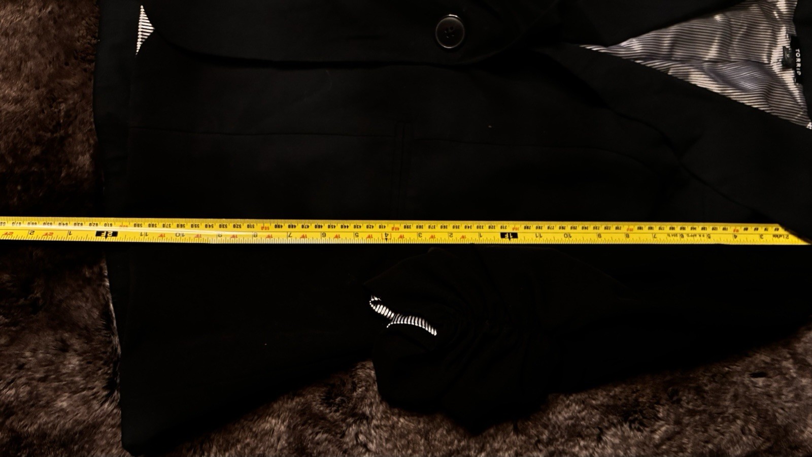 TORRID Black Blazer Single Button Mid-Length Plus… - image 5