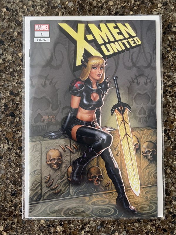 🔥❌ X-MEN UNITED #1 LINSNER MAGIK Trade Dress Variant A LTD 3000