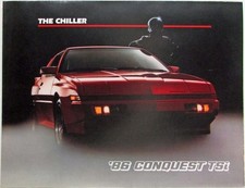 1986 Dodge Conquest Tsi The Chiller Sales Folderposter