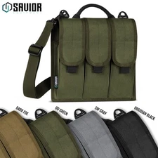 6-Slot Rifle 5.56/.223 Extended Mag Magazine Pouch Carry D-Ring Shoulder Strap