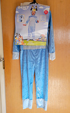 Disguise Bluey Toddler One-Piece Costume Jumpsuit w/ Tail Headpeice, 3T-4T