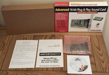 Advanced 16-bit Plug Play Sound Card by Digital Research DRSOUND - Open Box