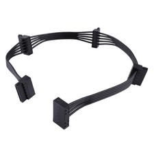 15pin Serial Port Hard Disk Power Supply Cable 1 to 4 Power Splitter