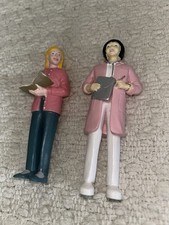 Lakeshore Learning Community Block Play People Female Doctor Figure Blonde Book