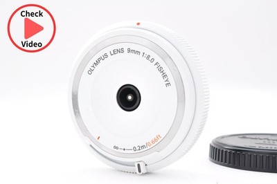 Olympus 9mm f/8 Fisheye Pancake Body Cap Lens MFT from Japan [Near Mint]