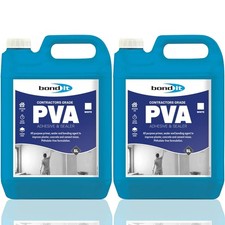 Bond It 1 Hour PVA Contractors Grade 2 Pack (5L Each) – All Purpose PVA Glue.