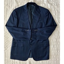 Loro Piana Super 160's Blazer 48" 31L 25S Navy Pinstripe Custom