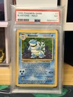 Pokémon Blastoise Base Set Holo Rare PSA 7 2/102 1999 English