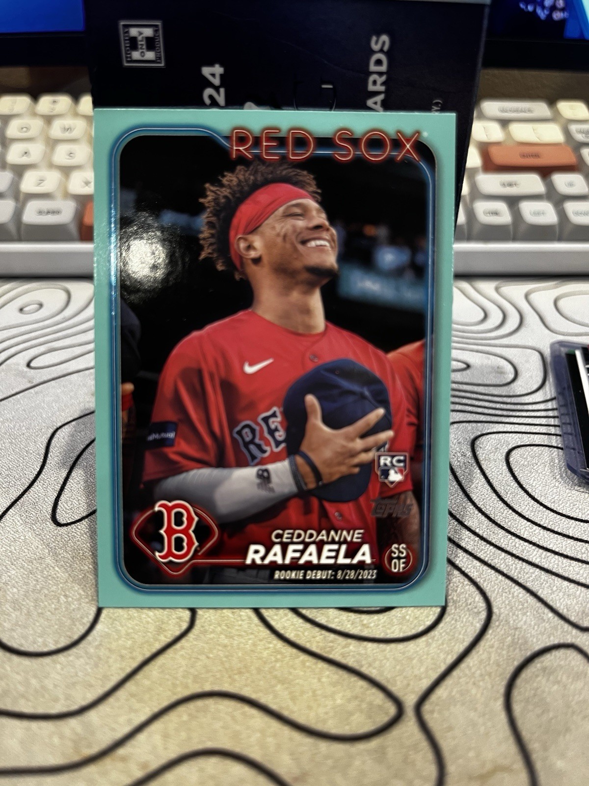 * AQUA * - Ceddanne Rafaela - RC debut 2024 Topps Update Series