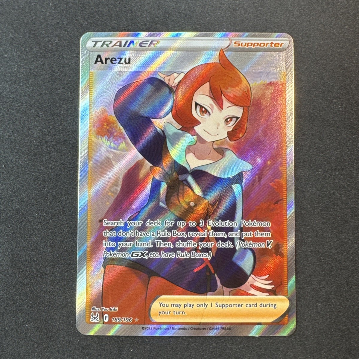 Arezu (Full Art) 189/196 Swsh11: Lost Origin Holo Sword & Shield Trainer  Pokemon | eBay