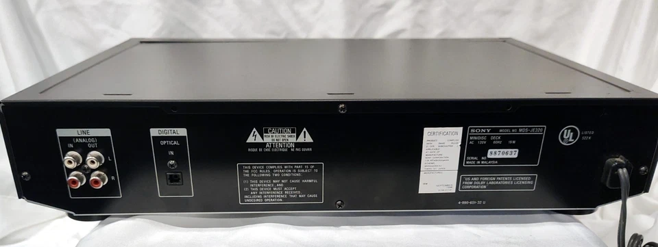 Sony MDS-JE320 MiniDisc Recorder remote - Image 2 of 2