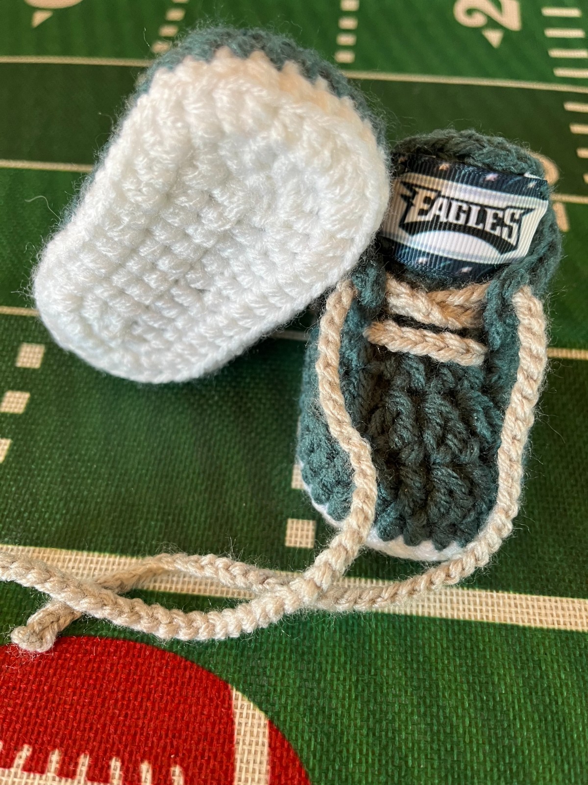 Handmade NFL Inspired Football Teams Baby Fans Gear Booties Shoes New Variety