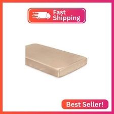 SiinvdaBZX Satin Crib Sheets for Baby Hair, Silky Soft Beige Crib Fitted Sheets