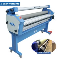 USA-63" Full-auto Wide Format Cold Laminator, Heat Assisted with Trimmer