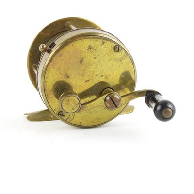 brass fishing reels on ebay Vintage Brass Stop-Latch Casting. Fishing Reel. 2 1/4