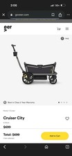 Veer CRU001-HGRAY Premium Hybrid Stroller
