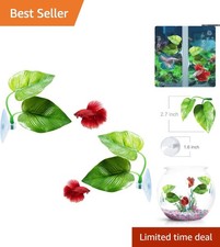Natural Betta Fish Leaf Hammocks - 2 Pack Resin Pads for Aquatic Comfort