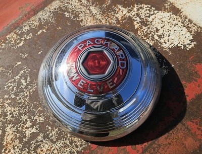 1930s Packard Twelve Hubcap Cloisonne V 12 Hub Cap V12 