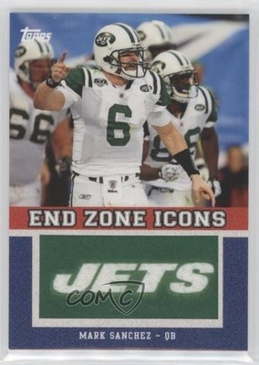 2011 Topps End Zone Icons Mark Sanchez #EZI-48 0d3m