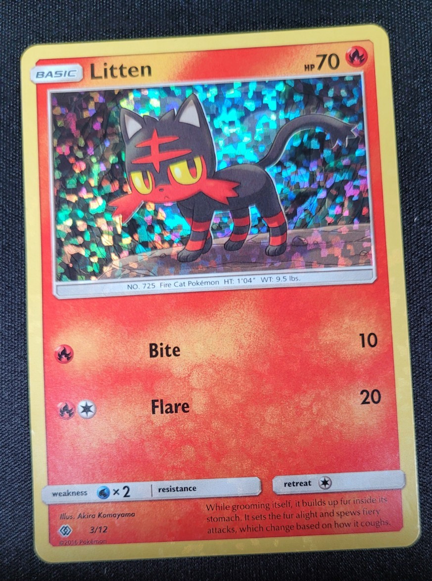 Litten (Holo) Pokemon: McDonald's Promo 2017 - 3/12