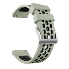 For HUAWEI Watch GT 2E Two-Color Round Hole Silicone Wrist Strap Mesh Wristband
