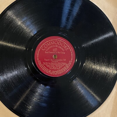 1938 JAZZ Bud Freeman Gang 78 rpm COMMODORE 508 TAPPIN' THE COMMODRE TILL V+