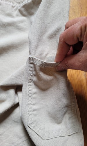 Columbia Men's Beige Khaki Cotton Canvas Carpenter Shorts Hiking Size 38x8 - Picture 14 of 19