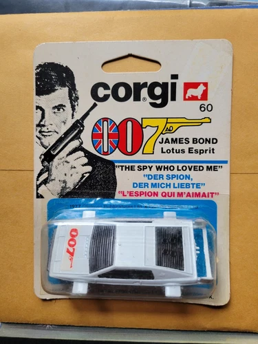 Vintage 1976 Corgi Junior 007 James Bond 60 Lotus Esprit