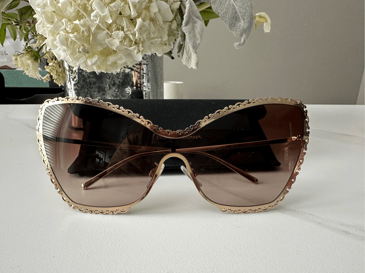 DOLCE&GABBANA 54MM Shield Cat Eye Sunglasses | eBay display picture 1
