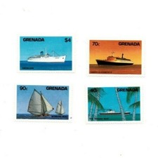 Grenada - 1984 - Ships - Set Of 4 Stamps - Scott #1195-8 - MNH