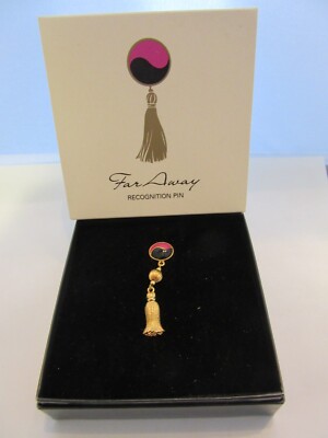 Avon FAR AWAY Recognition Dealer Award Pin New In Box Rare!