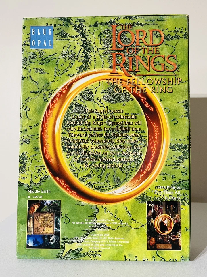 LORD OF THE RINGS ~ Fellowship of the Ring ~ 500 Piece Puzzle ~ 2001 ~ Complete - image 2 of 4