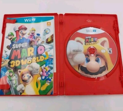 Super Mario 3D World (Nintendo Wii U, 2013) (240317) Manual Included 