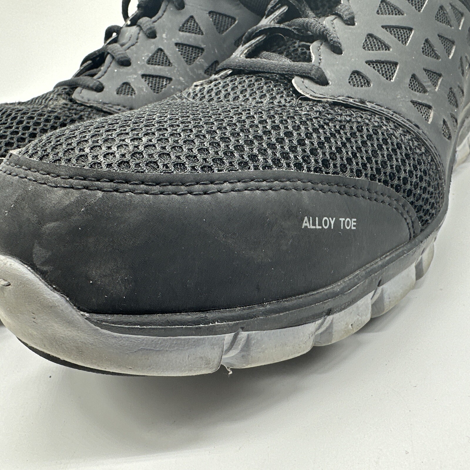 Reebok Sublite Black Cushion Work Slip Resistant Tennis Shoe Mens 10 Womens 12 thumbnail 8